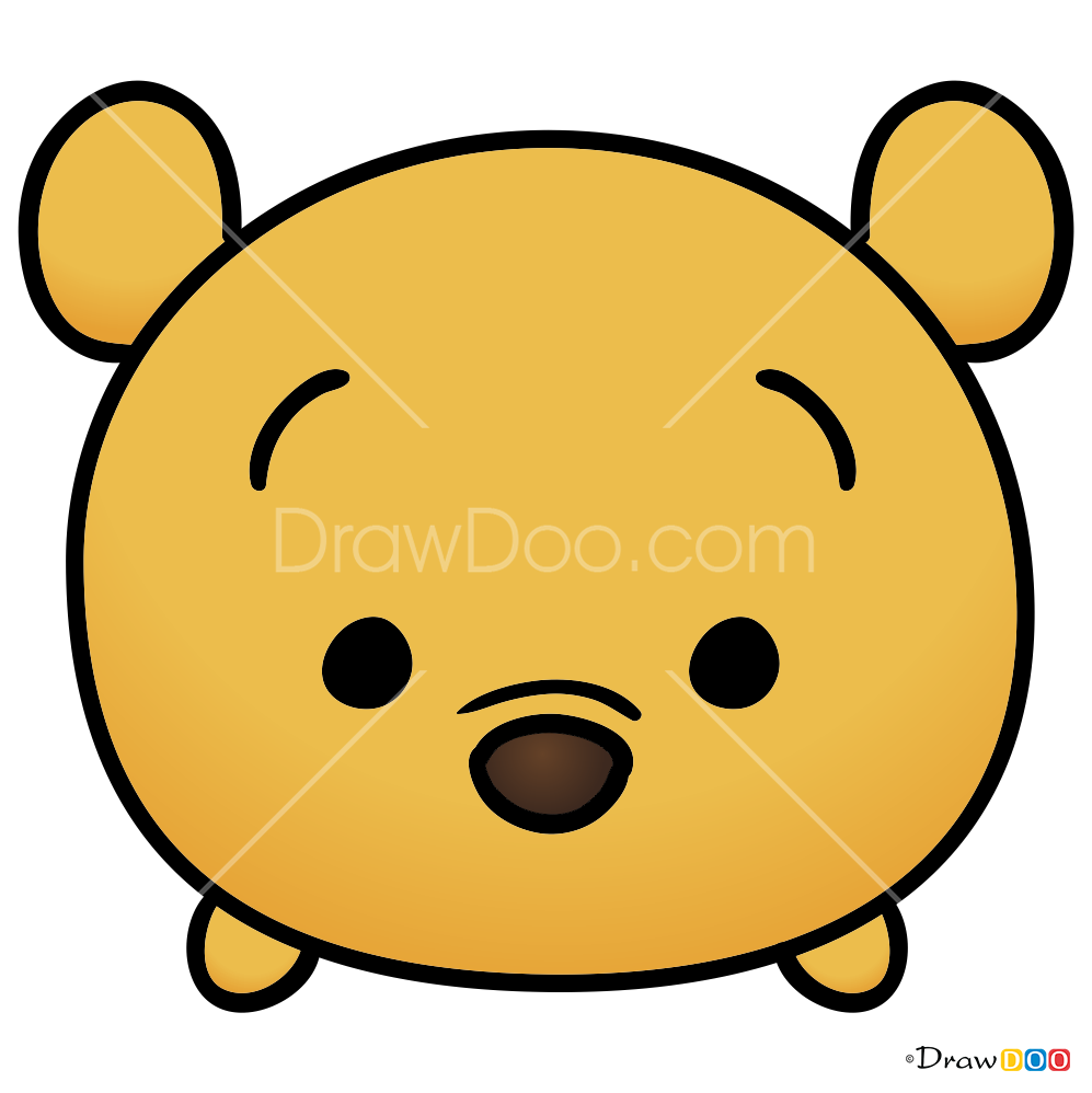 How to Draw Pooh, Disney Tsum Tsum